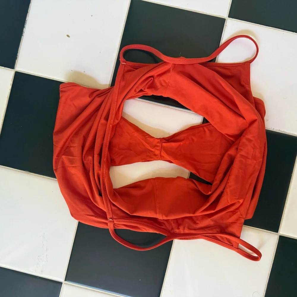 Free People Toast Solid High Cut One Piece Swimsuit - Picture 4 of 4